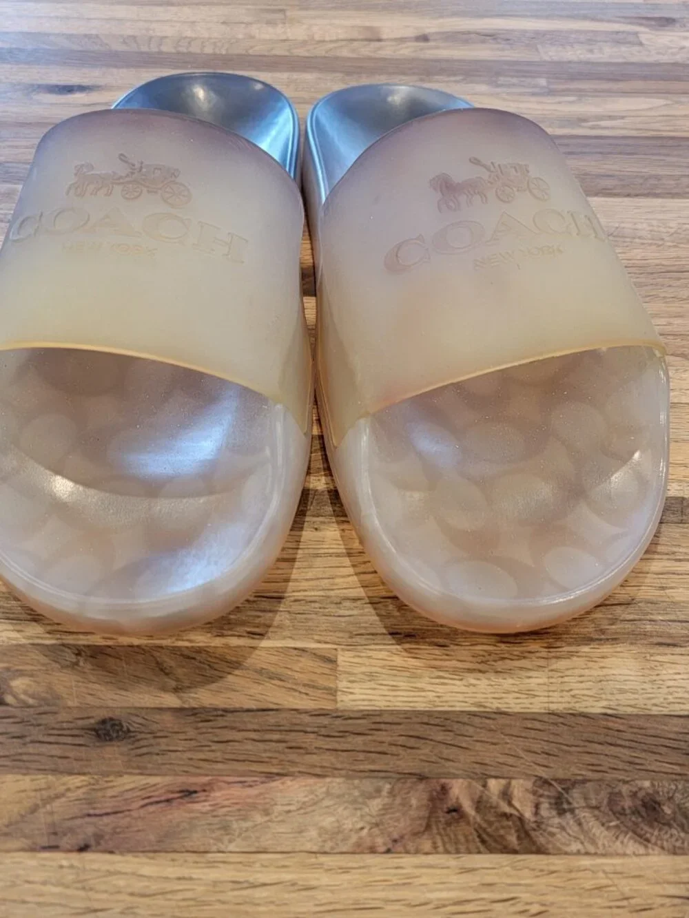 Coach Ulyssa Slide, soft Jelly Slide/Slip On Shoes